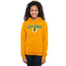 San Francisco Dons Women's Proud Mascot Pullover Hoodie - Gold