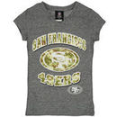 San Francisco 49ers New Era Girls Youth Tri-Blend Digital Camo T-Shirt - Gray