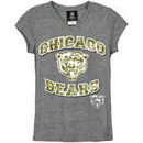 Chicago Bears New Era Girls Youth Tri-Blend Digital Camo T-Shirt - Gray