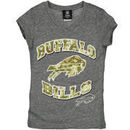 Buffalo Bills New Era Girls Youth Tri-Blend Digital Camo T-Shirt - Gray