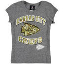 Kansas City Chiefs New Era Girls Youth Tri-Blend Digital Camo T-Shirt - Gray