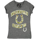 Indianapolis Colts New Era Girls Youth Tri-Blend Digital Camo T-Shirt - Gray