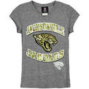 Jacksonville Jaguars New Era Girls Youth Tri-Blend Digital Camo T-Shirt - Gray