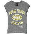 New York Jets New Era Girls Youth Tri-Blend Digital Camo T-Shirt - Gray