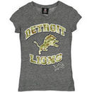 Detroit Lions New Era Girls Youth Tri-Blend Digital Camo T-Shirt - Gray