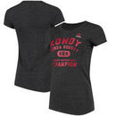 Ronda Rousey UFC Reebok Women's Champion Stacked T-Shirt - Heather Black