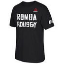 Ronda Rousey UFC Reebok Stencil Spray Paint T-Shirt - Black