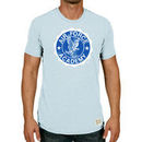 Air Force Falcons Original Retro Brand Vintage Academy Tri-Blend T-Shirt - Heathered Light Blue