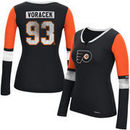 Jakub Voracek Philadelphia Flyers Reebok Women's Edge PlayDry Long Sleeve Jersey T-Shirt - Black