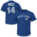 David Price Toronto Blue Jays Majestic Youth Player Name & Number T-Shirt - Royal