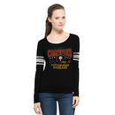 Pittsburgh Steelers '47 Women's On the Fifty Super Bowl X Champion Scoop Neck Long Sleeve T-Shirt - Black