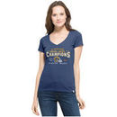 Classic St. Louis Rams '47 Women's On the Fifty Super Bowl Champions Flanker V-Neck T-Shirt - Navy