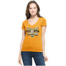 Pittsburgh Steelers '47 Women's On the Fifty Super Bowl Champions Flanker V-Neck T-Shirt - Gold