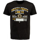 Boston Bruins Old Time Hockey 2015 Hockey Fights Cancer Crowell T-Shirt - Charcoal