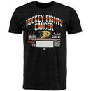 Anaheim Ducks Old Time Hockey 2015 Hockey Fights Cancer Crowell T-Shirt - Charcoal