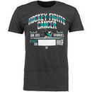 San Jose Sharks Old Time Hockey 2015 Hockey Fights Cancer Crowell T-Shirt - Charcoal