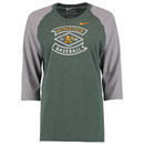 Oakland Athletics Nike Women's Tri-Blend Raglan Three-Quarter Sleeve T-Shirt - Green