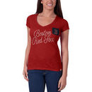Boston Red Sox '47 Women's Harbour V-Neck Pocket T-Shirt - Red