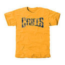 Canisius College Golden Griffins Classic Wordmark Tri-Blend T-Shirt - Gold