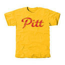 Pittsburg State Gorillas Classic Wordmark Tri-Blend T-Shirt - Yellow