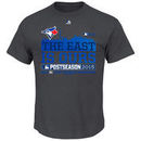 Toronto Blue Jays Majestic 2015 AL East Division Champions The East is Ours Locker Room T-Shirt - Charcoal