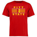 Pittsburg State Gorillas Big & Tall Micro Mesh T-Shirt - Red