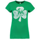 Miami Marlins 5th & Ocean by New Era Women's St. Patrick's Day T-Shirt - Green