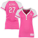 Matt Kemp Los Angeles Dodgers Majestic Women's Splash Player League Diva T-Shirt - Pink/White