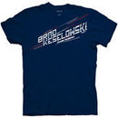 Brad Keselowski Checkered Flag Digital Attitude T-Shirt - Navy