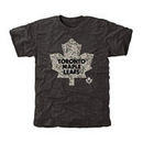 Men's Toronto Maple Leafs Black Rink Warrior Tri-Blend T-Shirt