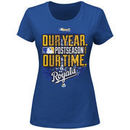 Kansas City Royals Majestic Women's Our Time, Our Year T-Shirt - Royal