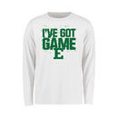 Eastern Michigan Eagles Youth Got Game Long Sleeve T-Shirt - White