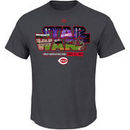 Cincinnati Reds Majestic Star Wars Night 2015 Stadium T-Shirt - Heathered Black
