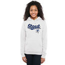 Wisconsin Stout Blue Devils Women's American Classic Pullover Hoodie - White