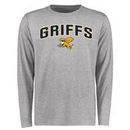 Canisius College Golden Griffins Proud Mascot Long Sleeve T-Shirt - Ash