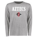 San Diego State Aztecs Proud Mascot Long Sleeve T-Shirt - Ash