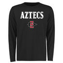 San Diego State Aztecs Proud Mascot Long Sleeve T-Shirt - Black -