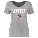 San Diego State Aztecs Women's Proud Mascot T-Shirt - Ash