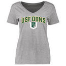 San Francisco Dons Women's Proud Mascot T-Shirt - Ash