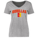 Pittsburg State Gorillas Women's Proud Mascot T-Shirt - Ash