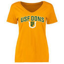 San Francisco Dons Women's Proud Mascot T-Shirt - Gold -