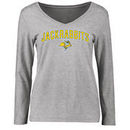 South Dakota State Jackrabbits Women's Proud Mascot Long Sleeve T-Shirt - Ash