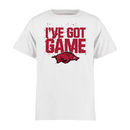 Arkansas Razorbacks Youth Got Game T-Shirt - White