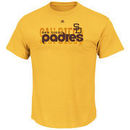 San Diego Padres Majestic Cooperstown Last Rally T-Shirt - Yellow