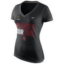 Oklahoma Sooners Nike Women's 2016 College Football Playoff Bound Our Time Tri-Blend T-Shirt - Black