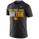 Iowa Hawkeyes Nike 2016 Rose Bowl Bound Our Time T-Shirt - Black