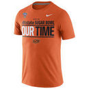 Oklahoma State Cowboys Nike 2016 Sugar Bowl Bound Our Time T-Shirt - Orange