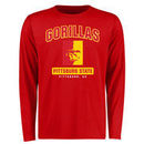 Pittsburg State Gorillas Campus Icon Long Sleeve T-Shirt - Red