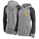 Pittsburgh Pirates Women's Timeless Lounge Fashion Pullover Hoodie - Gray