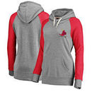 St. Louis Cardinals Women's Timeless Lounge Fashion Pullover Hoodie - Gray